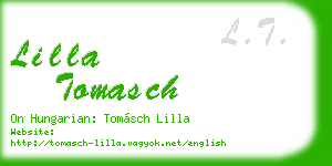 lilla tomasch business card